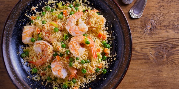 Salata de Couscous cu creveti 